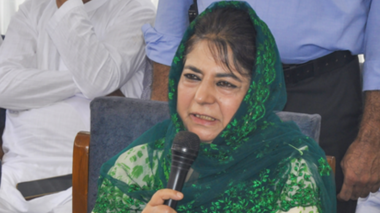 PDP chief Mehbooba says she is ‘dimagi Naxal’; NC blames her for Article 370 abrogation