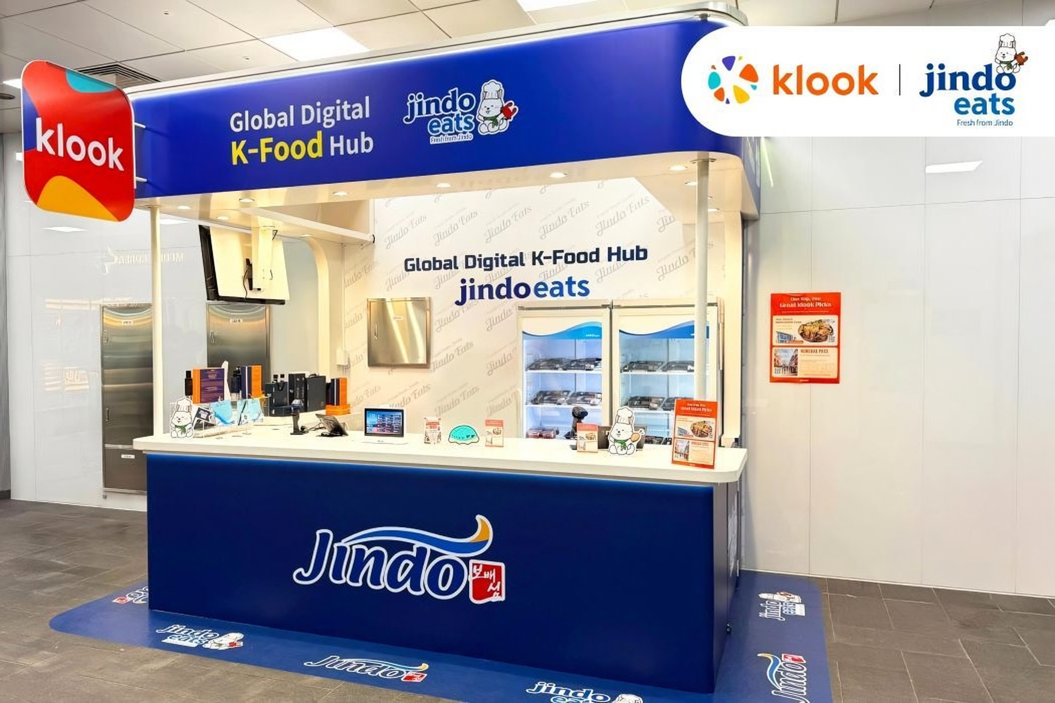 Klook opens Seoul Station pickup center for Jindo specialty foods