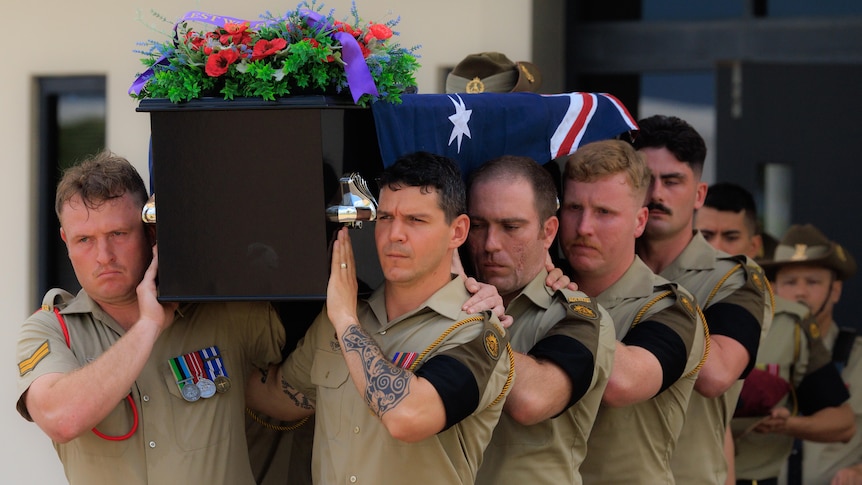 Funeral held for Australian soldier killed in military exercise