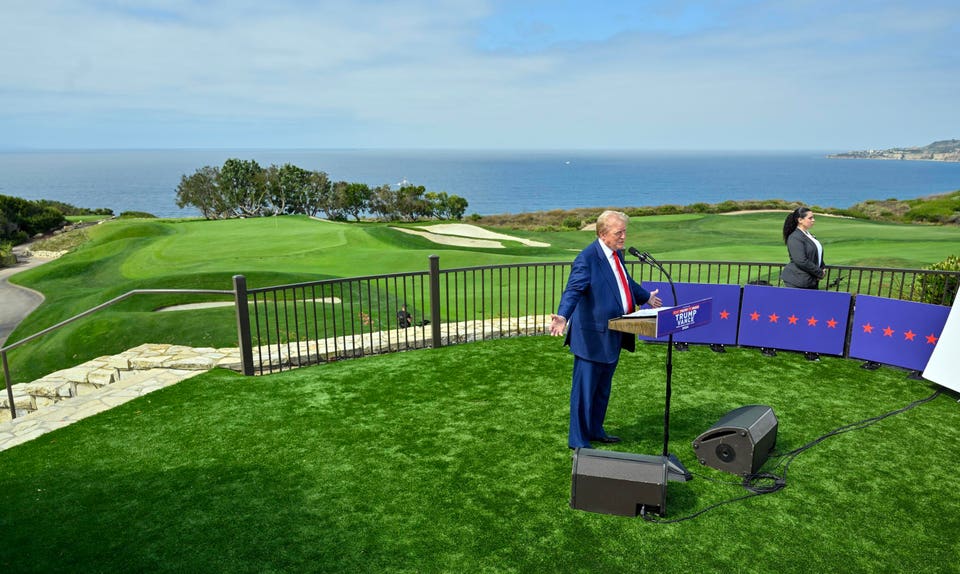 Armed Man Arrested At Trump Golf Course In California After Seemingly Monitoring Security