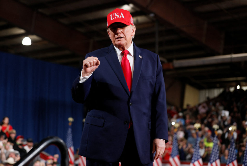 WATCH LIVE: Trump heads to rally in Kansas as Republican voters' frustrations deepen
