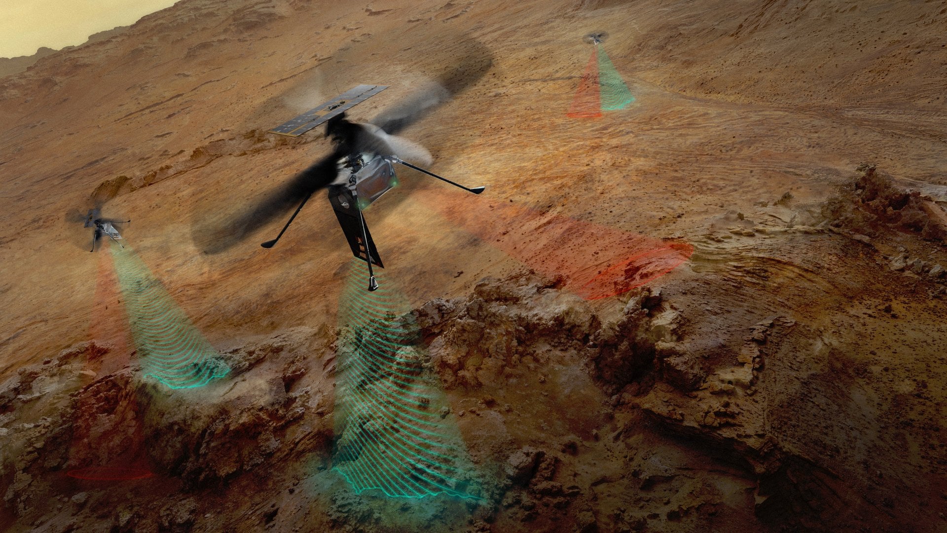 NASA's SkyFall Mars Helicopters Will Feature a Revolutionary Antenna Design