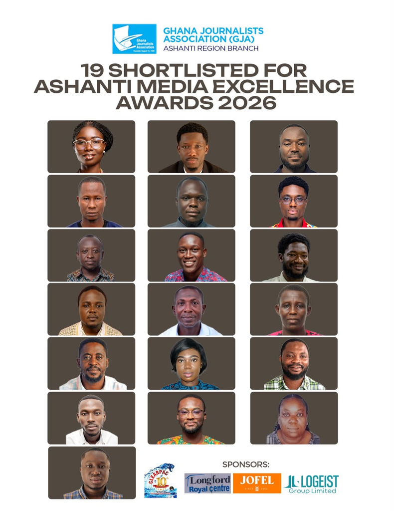 Four Luv FM journalists nominated for 2026 Ashanti GJA Media Excellence Awards