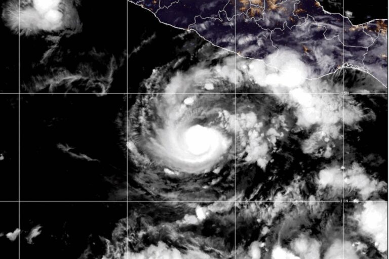 Typhoon Champi strengthens to Category 5 but moves away from land; Trudy weakens