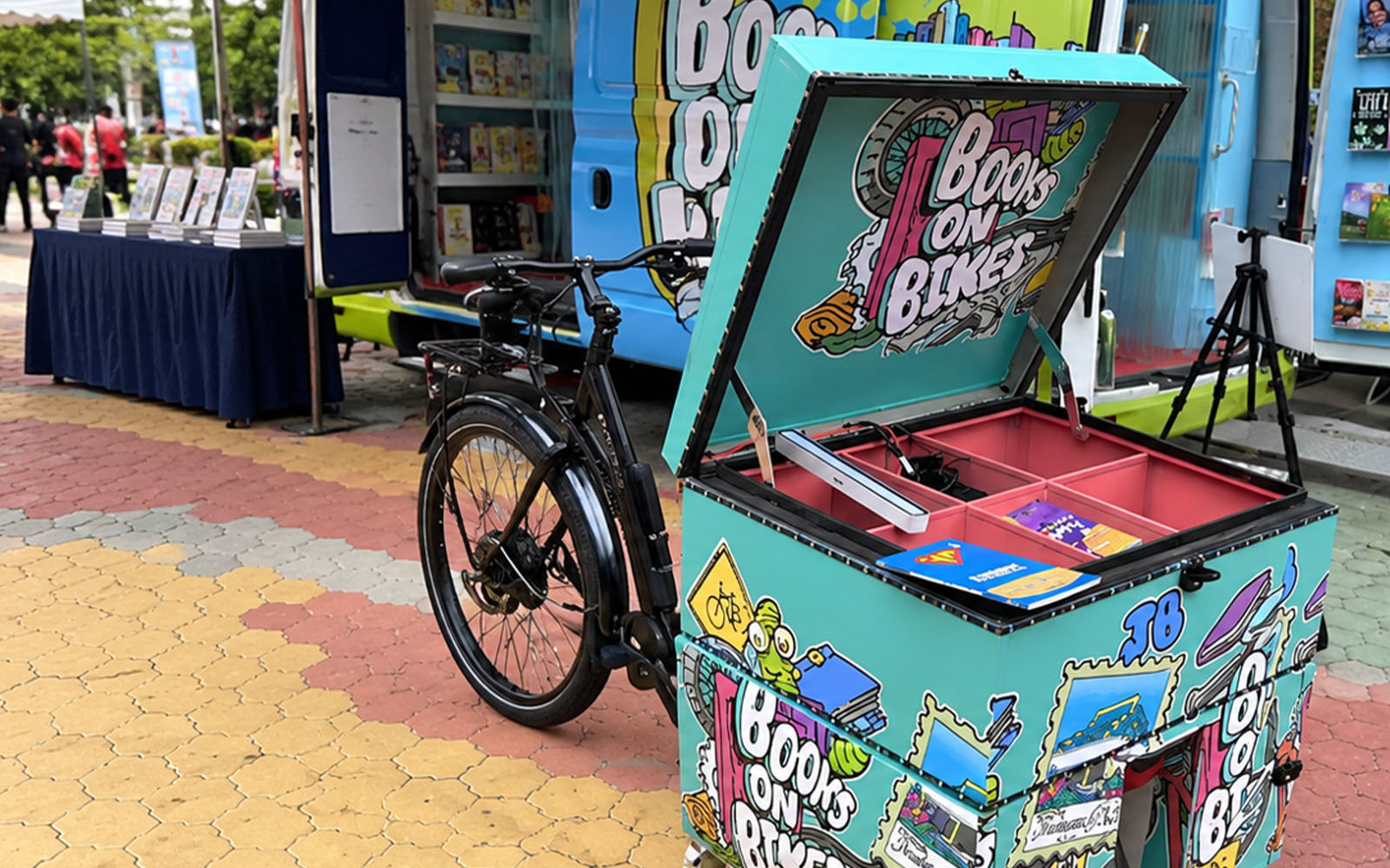 Johor’s solar-powered book bike takes reading to the people
