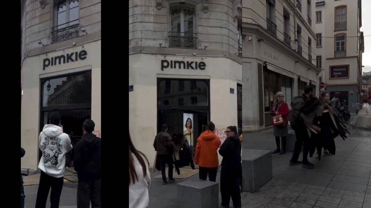 Viral: French man forces wife to return looted clothes amid France protests