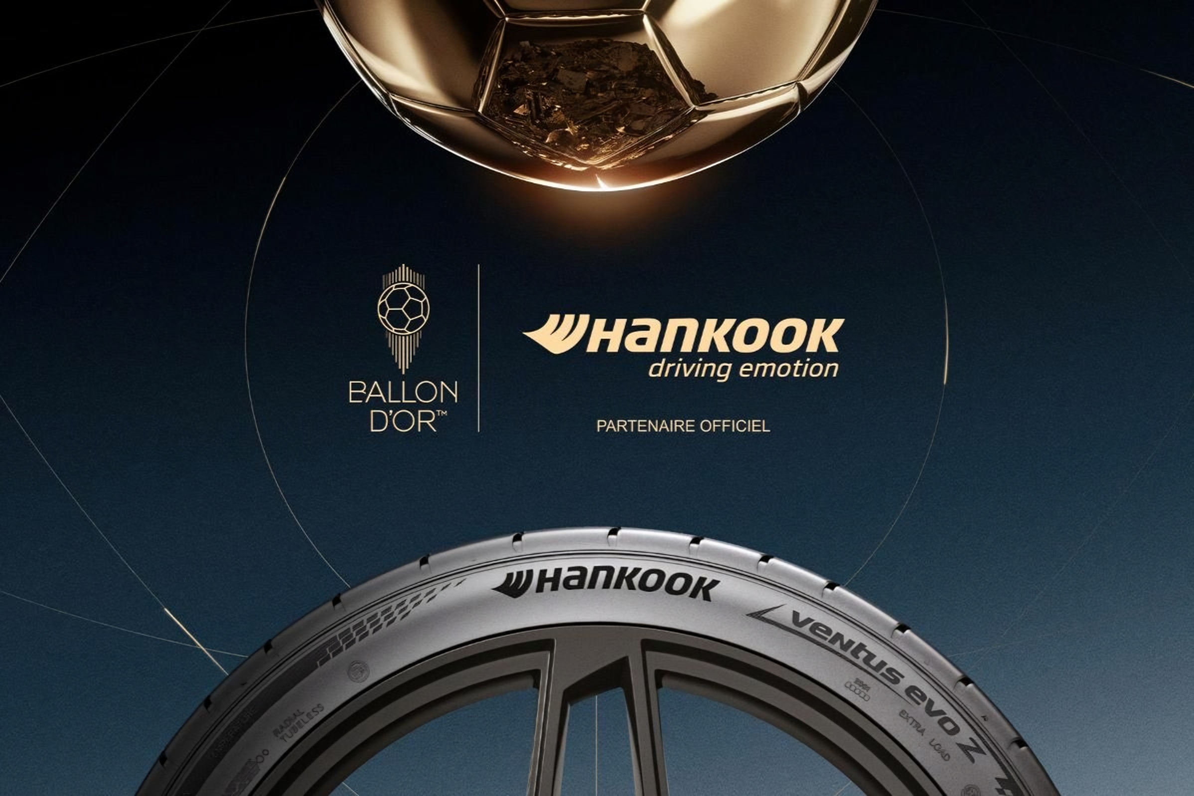 Hankook Tire extends Ballon d'Or partnership for 3rd straight year