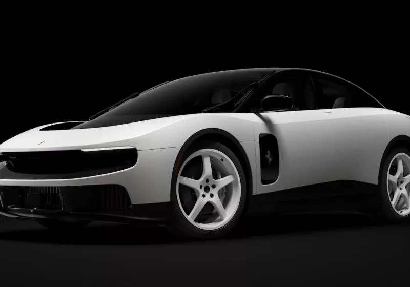 Ferrari's first electric car sells for a record $40 million at auction