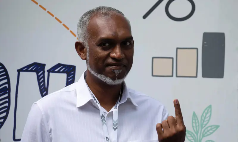 Maldives president arrives in Pakistan for three-day visit