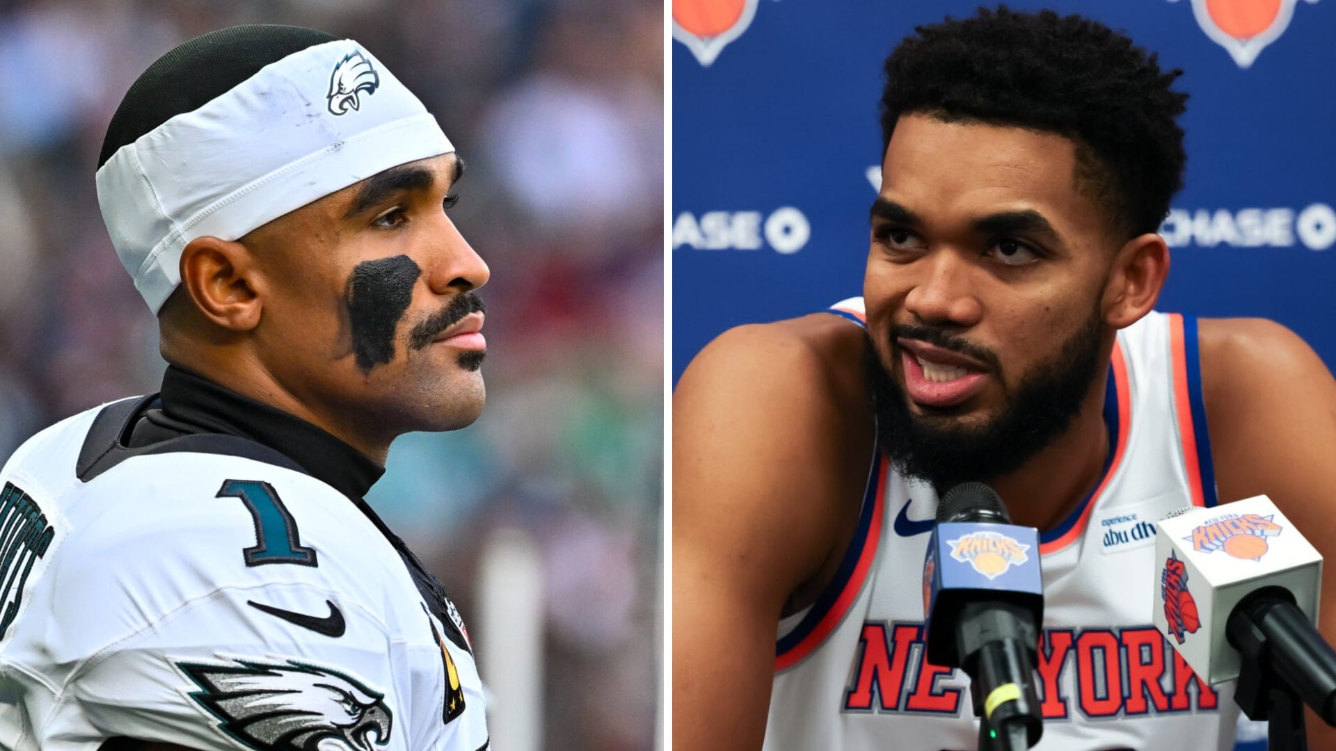 Knicks star Karl-Anthony Towns has a message for Jalen Hurts amid serious injury