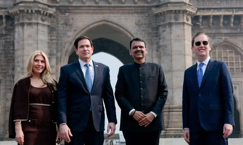Rubio lands in India for 'trade diplomacy'