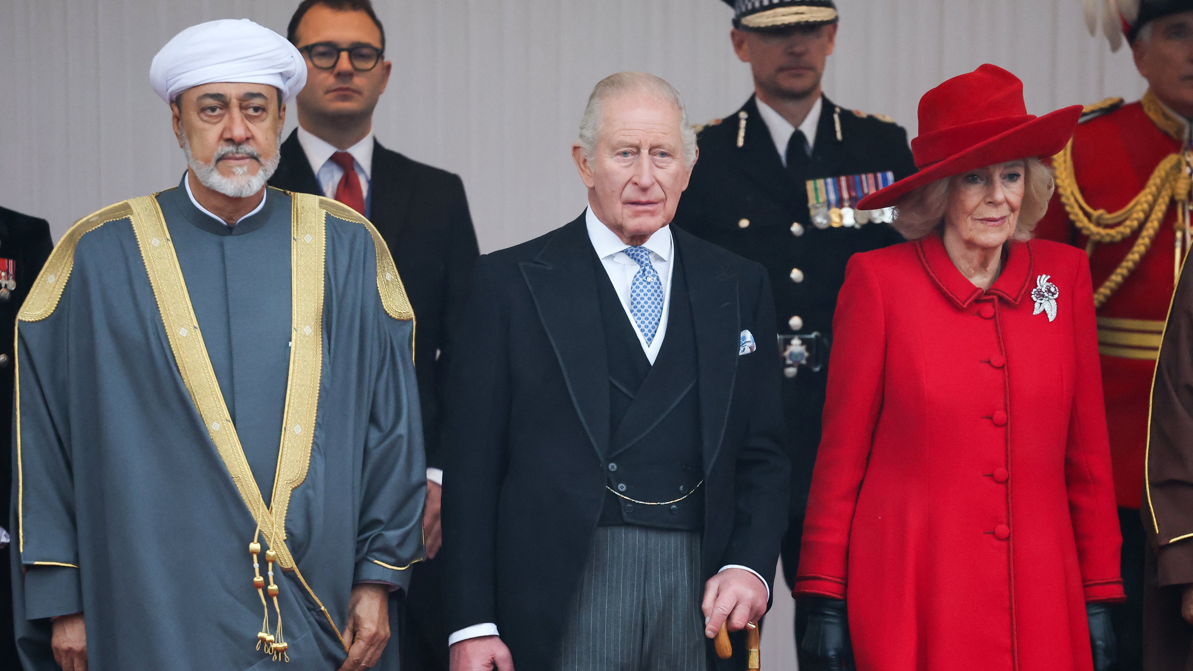 Sultan of Oman welcomed by King Charles at UK state visit