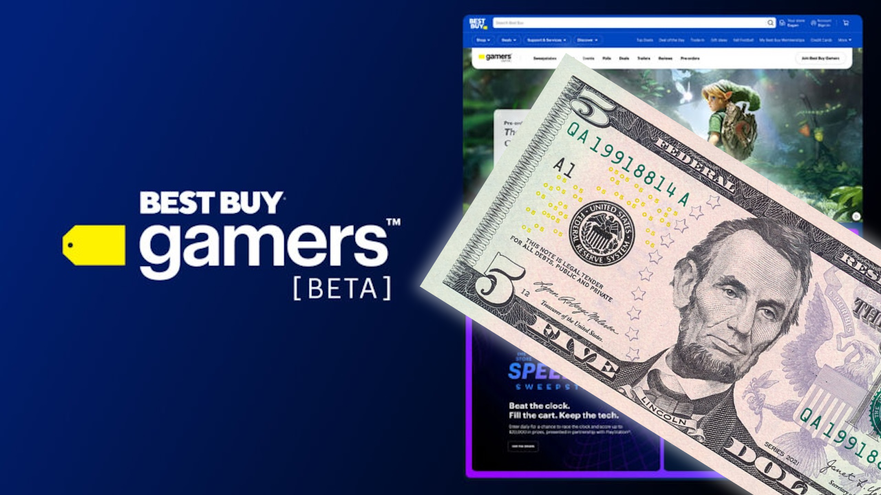 Free $5 Reward Certificate for Signing Up for the New Best Buy Gamers Program