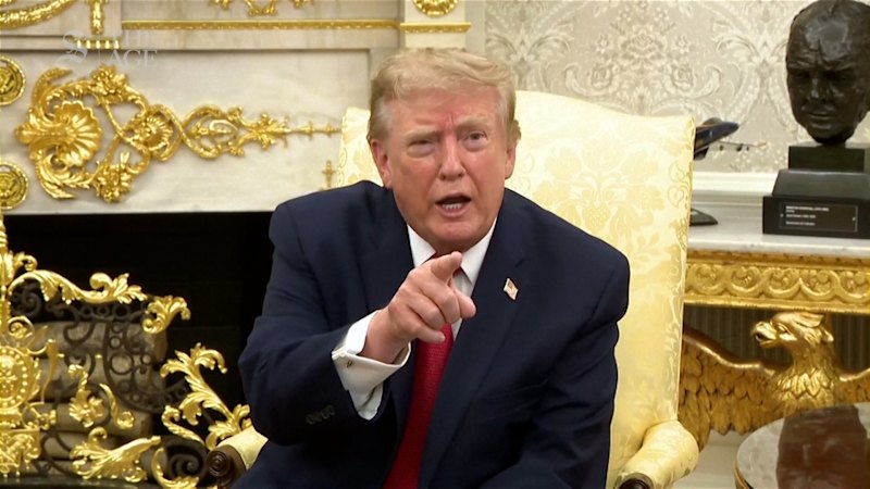 Trump berates CNN reporter