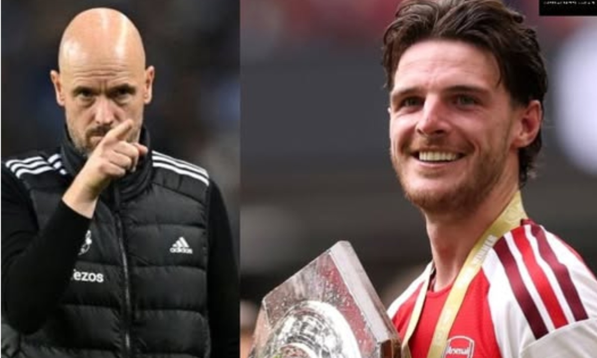 EPL: Why Declan Rice didn't join Man Utd - Ten Hag opens up
