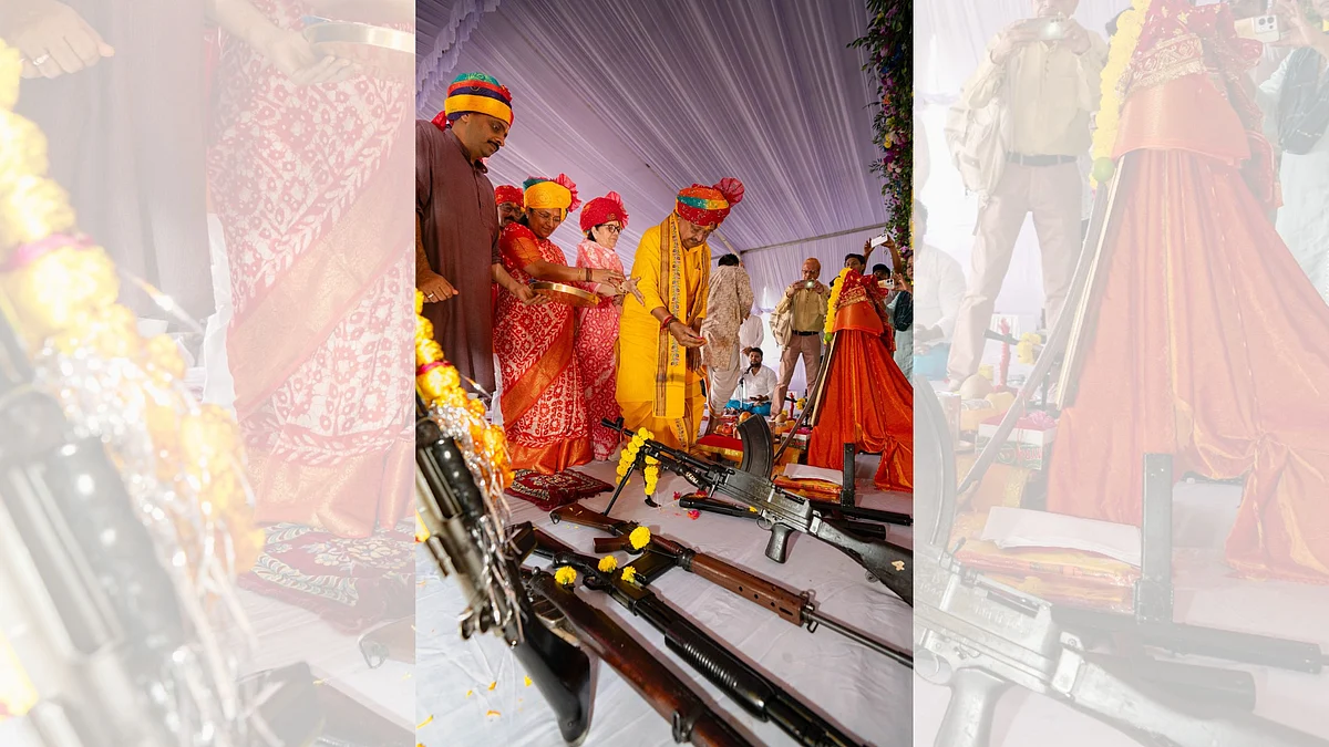 Vijayadashami 2026: Shastra Poojan Held Across Madhya Pradesh Police Stations, Ministers Join Traditional Weapon Worship Ceremonies