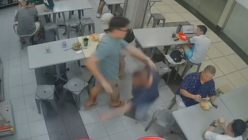 Police investigating after man shoved to ground for patting child on the head