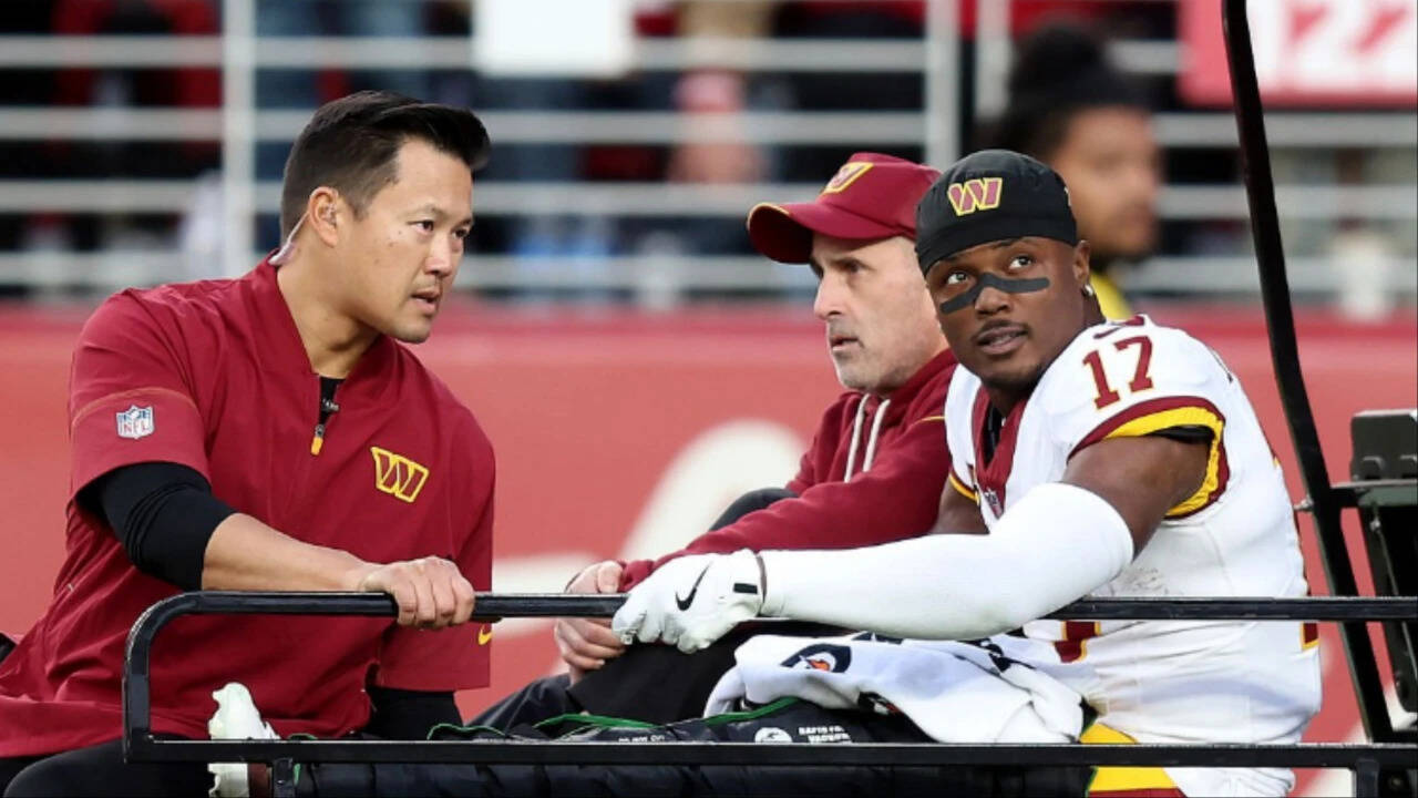 Terry McLaurin injury update: How did a slight push cause a brutal knee injury?