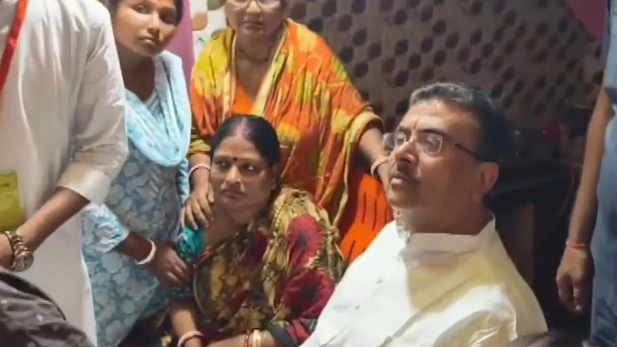 West Bengal: CM Adhikari Distributes Compensation Cheques To Bereaved Families, Assures Govt Support