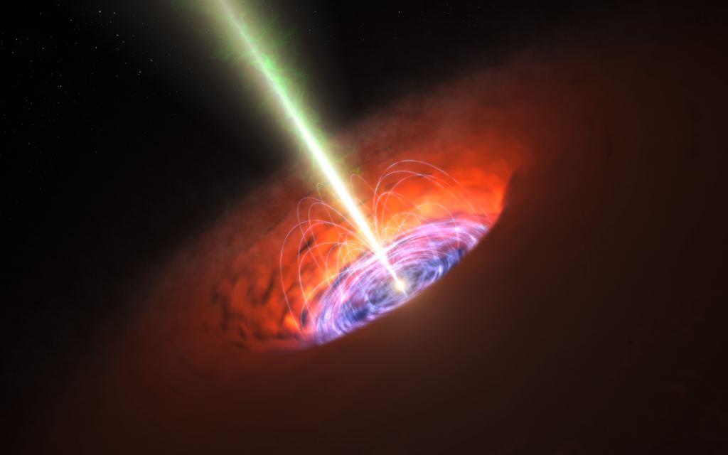 Massive Exoplanets Could Form Around Supermassive Black Holes