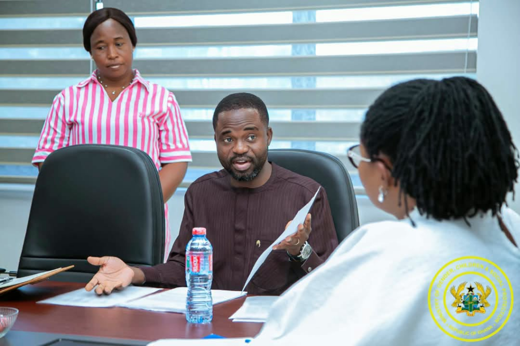 Gender Minister meets Manasseh Azure over Obuasi SHTS abuse allegations