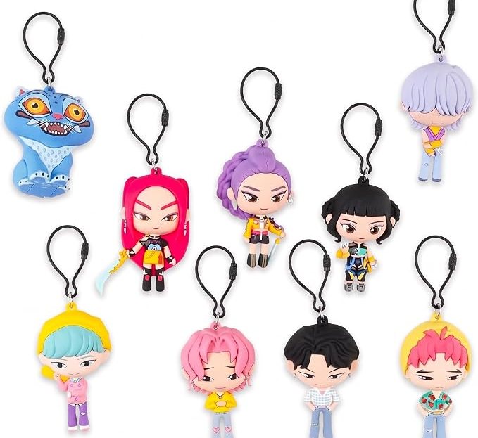 These ‘KPop Demon Hunters’ Blind Bag Collectible Figurines Double as Backpack Charms