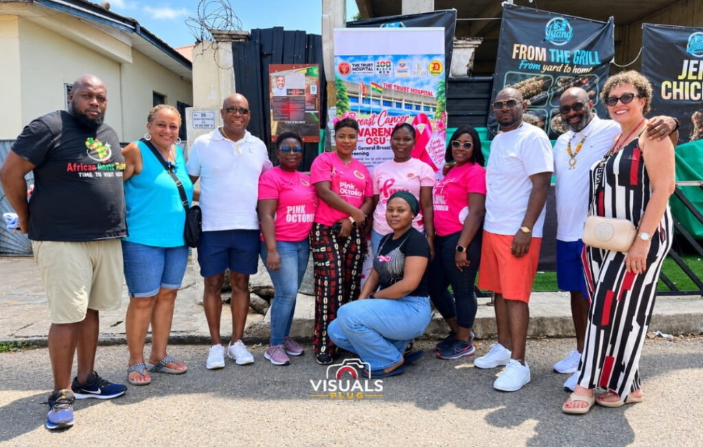 100 Black Men of Ghana holds free breast cancer screening for Osu residents.