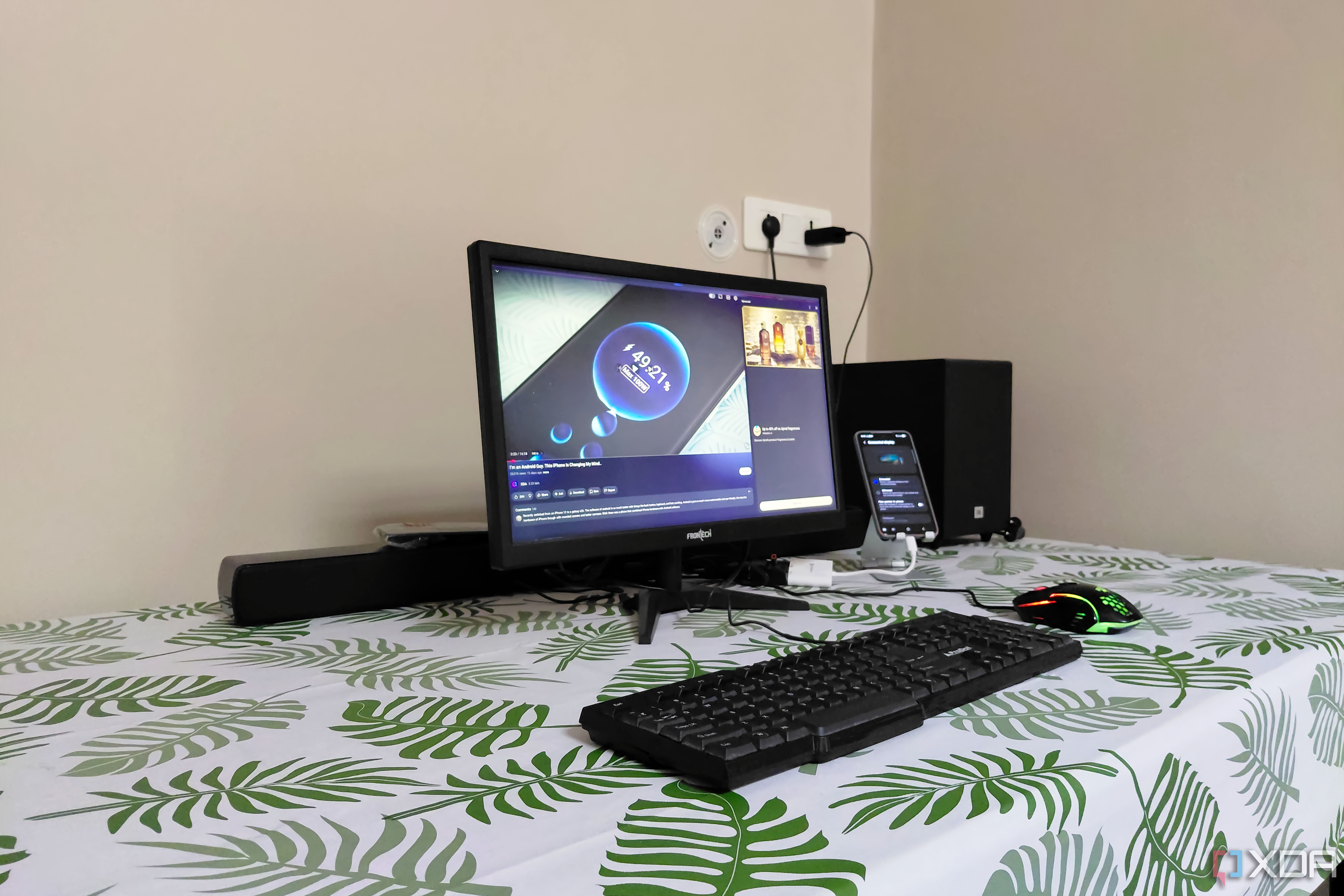 An old Samsung phone runs DeX on a monitor in my spare room, and it's the only computer that room needs