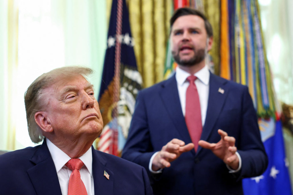 WATCH: Trump doesn't commit to endorsing Vance for president in 2028 yet