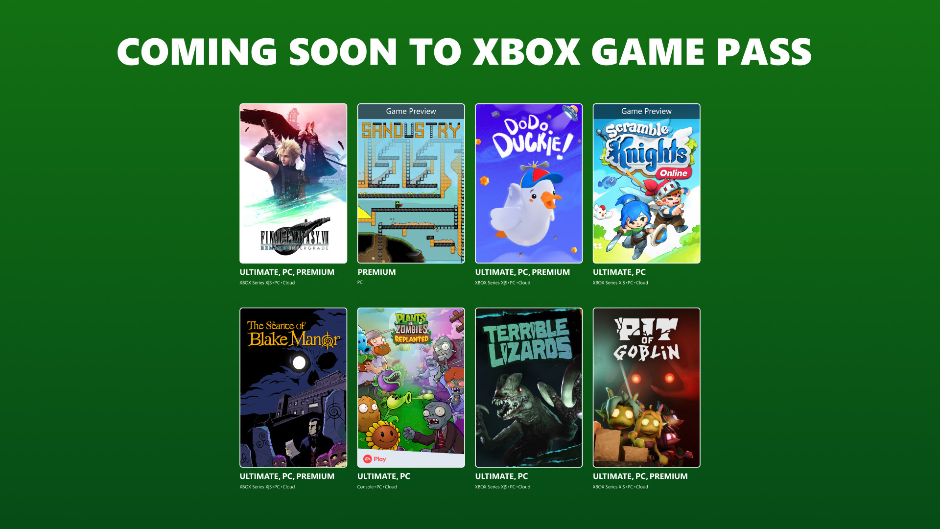 Cloud Strife, Sephiroth and Other FF7 Characters Land on Xbox Game Pass Soon