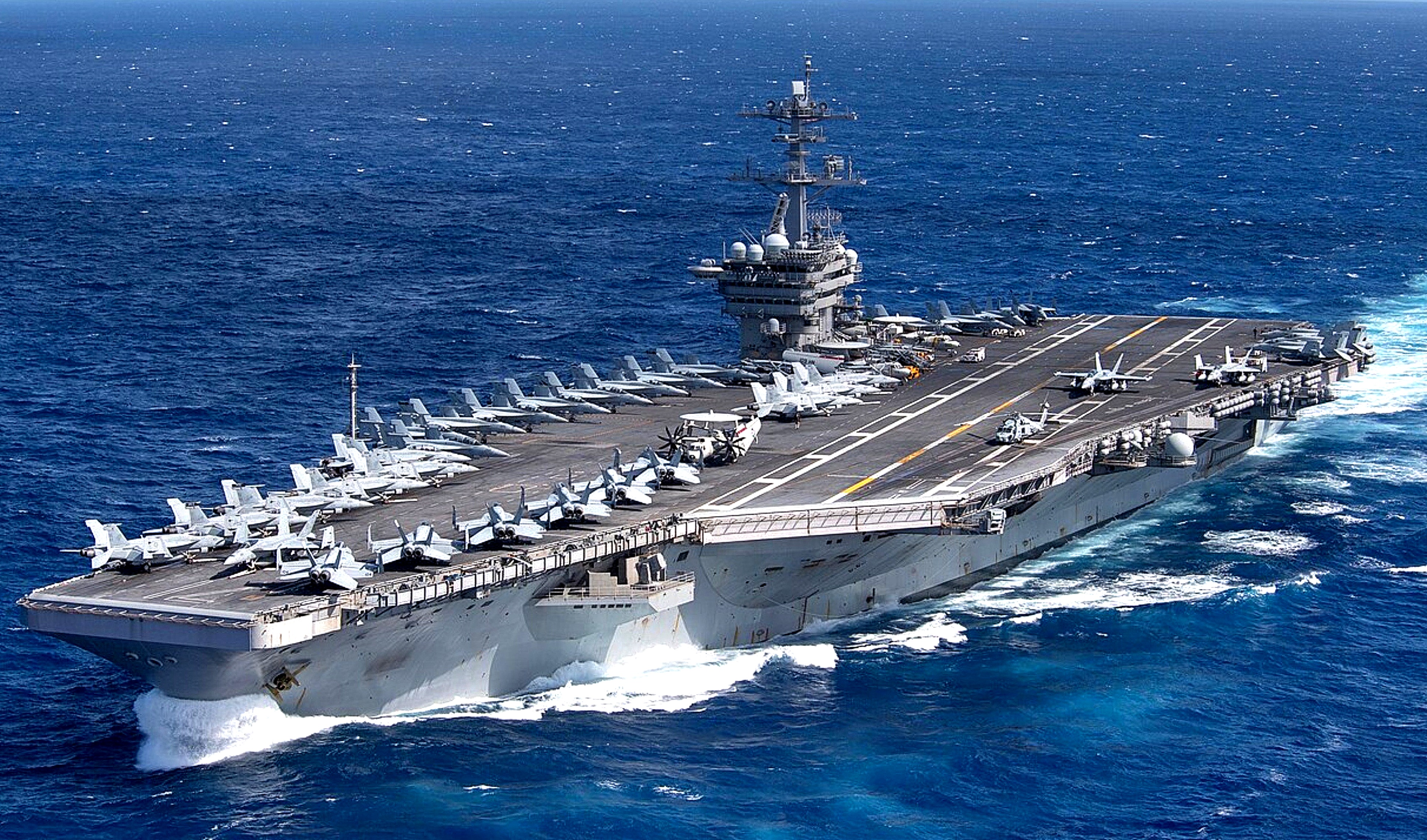 Iran defiant as US deploys third warship to Middle East