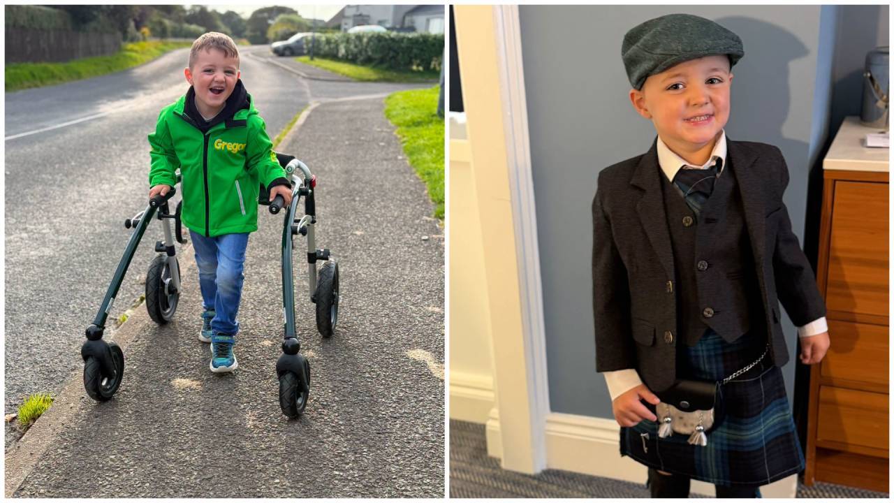 5-year-old with neurological condition walks 30 laps for 30 days, raises $100K