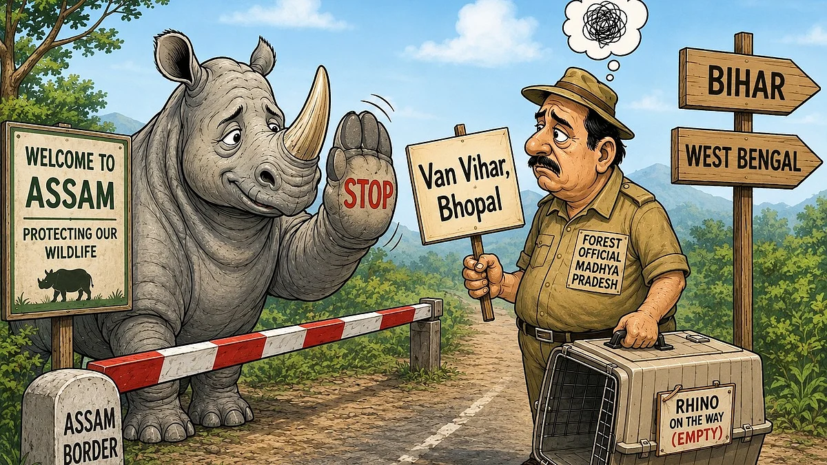 MP’s Rhino Dream Hits Roadblock As Assam Declines Transfer, State Eyes Other Zoos