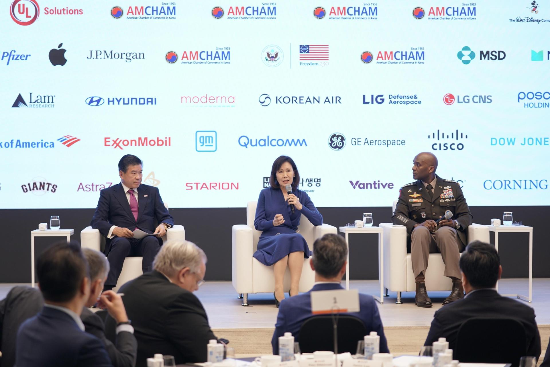 AMCHAM hosts US ambassador, USFK chief for alliance talks