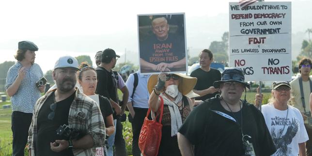 Armed man arrested at Trump's golf course in Los Angeles two days before president's visit