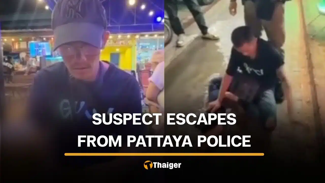 Pattaya coffee shop owner left fearing revenge after thief escapes from police