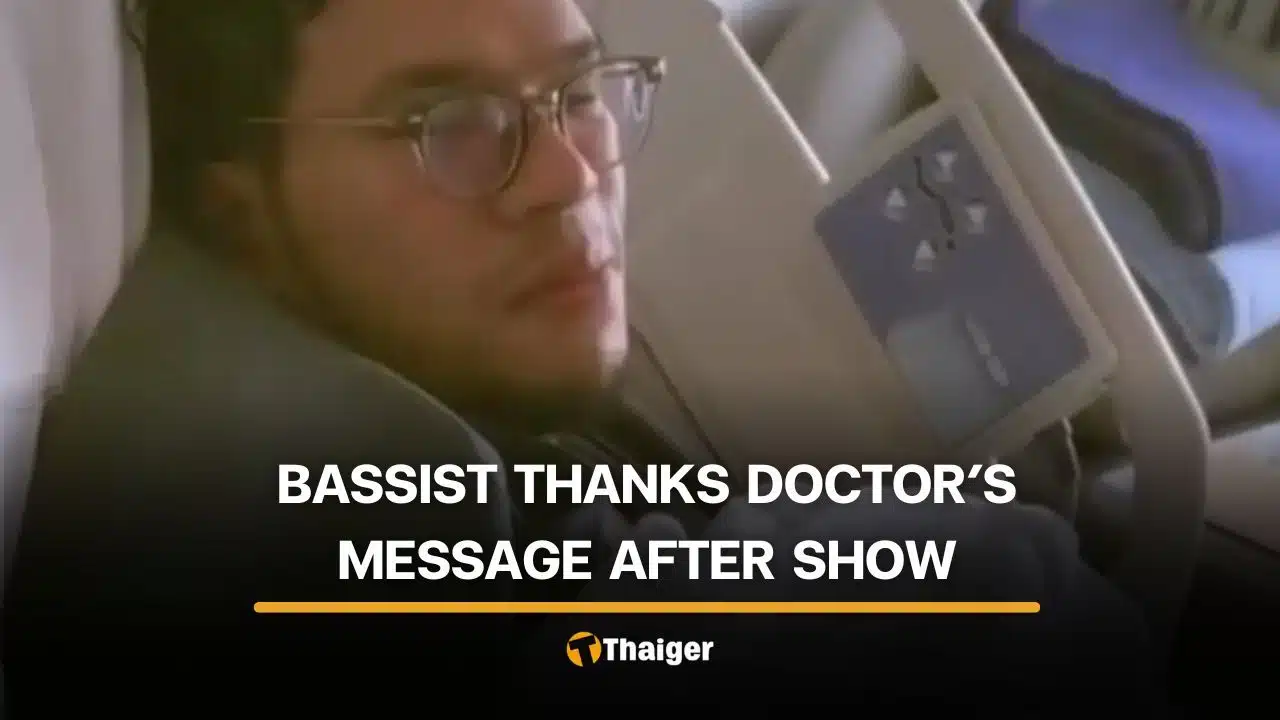 Thai bassist thanks doctor who flags rare hormonal condition during his performance