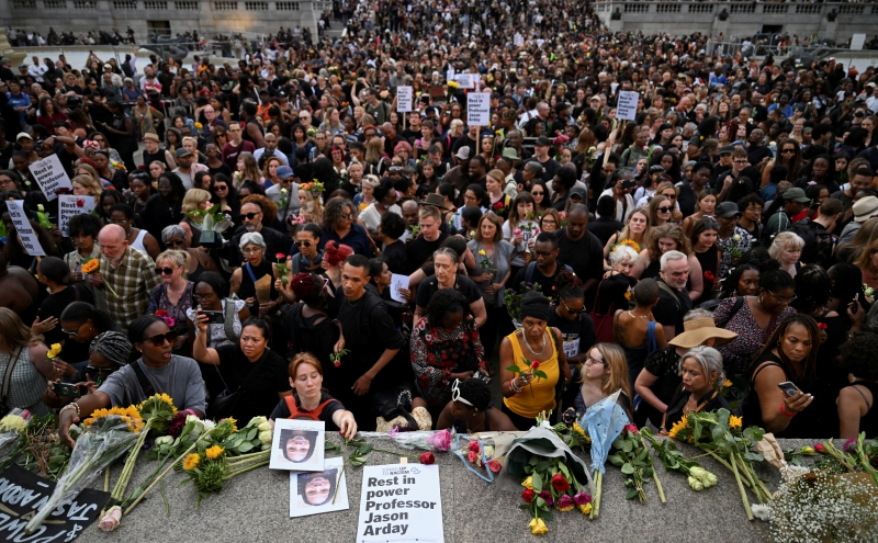 'Rest in Power': Thousands gather in London for vigil honouring academic Arday