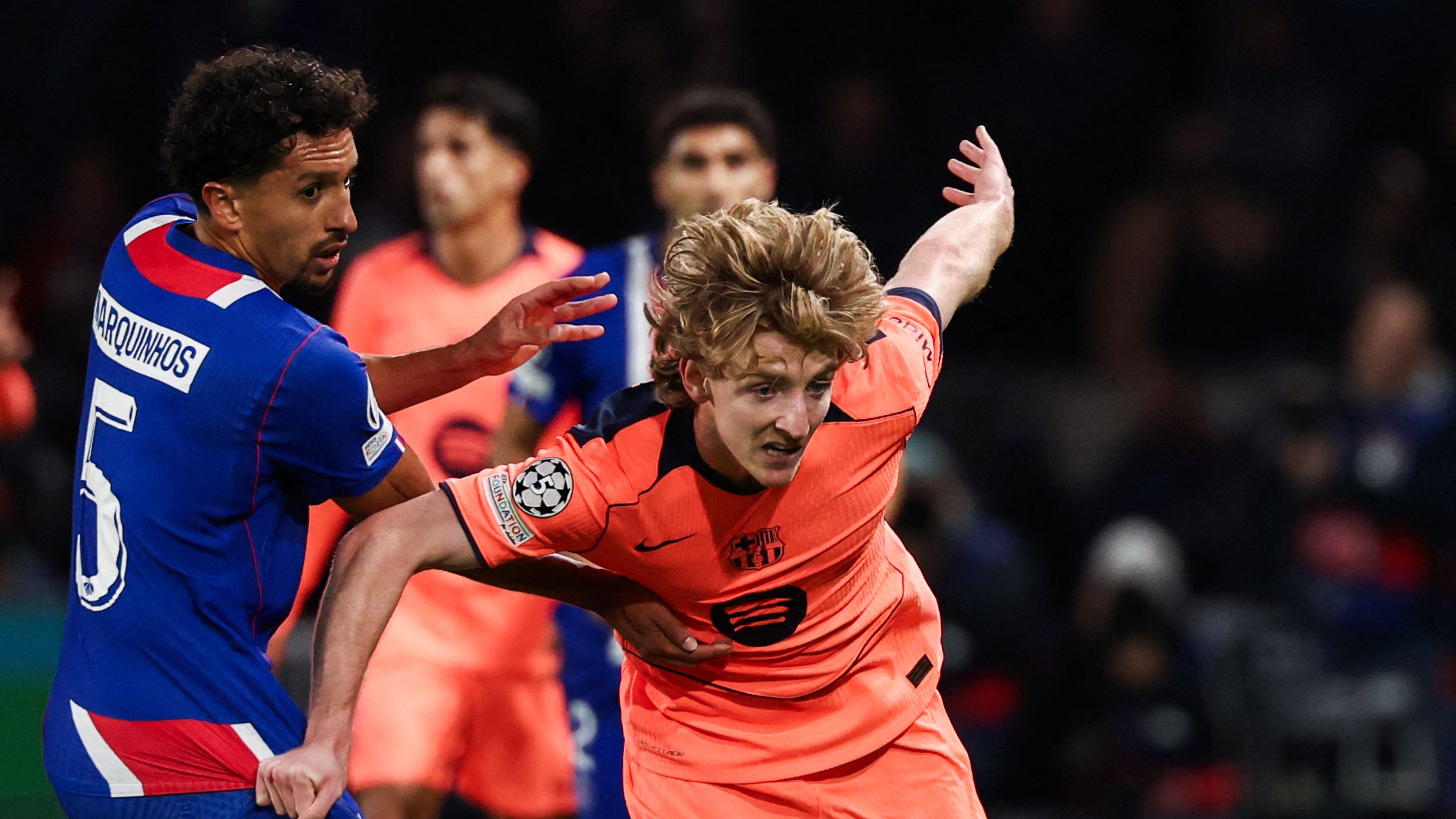 'They are the team to beat' - Anthony Gordon admits PSG were 'better' as Barcelona's 11-game winning streak ends in Champions League thriller