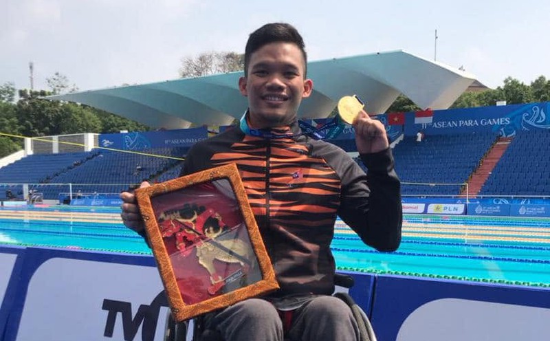 Asian Para Games: Syaiful retains breaststroke gold, sets new games record