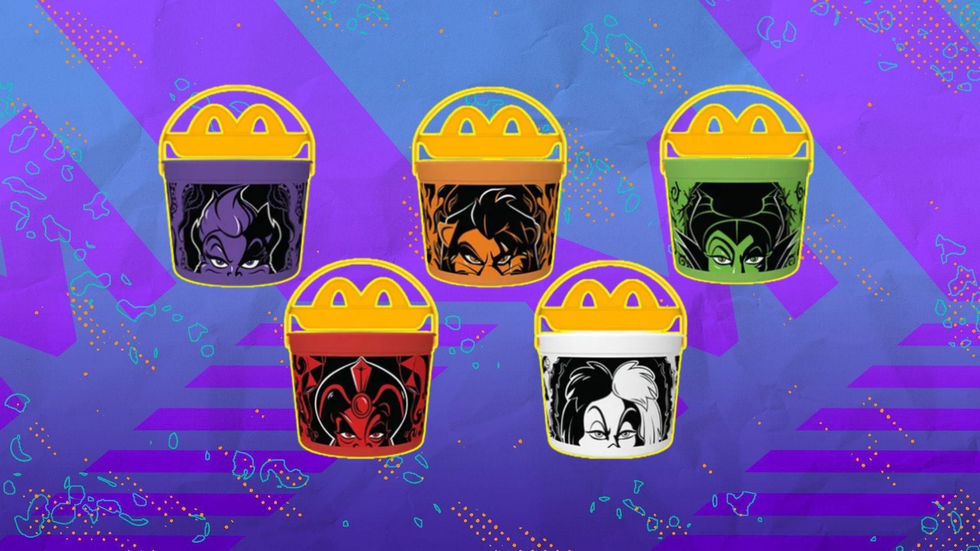 Disneys most iconic villains are taking over McDonalds Boo Buckets: How to buy