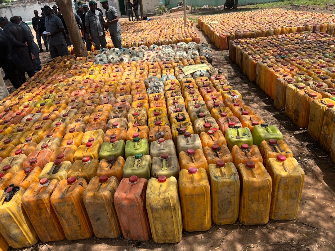 Customs seizes 38,700 litres of smuggled PMS in Adamawa