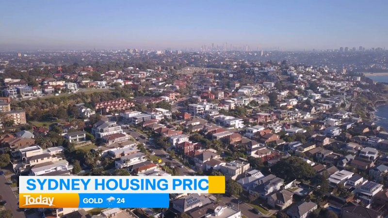 Sydney housing price drop