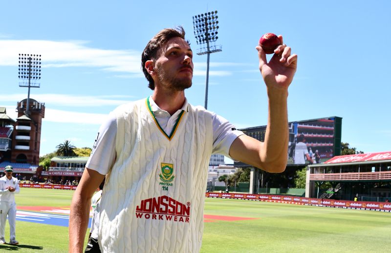 MAGICAL MARCO: Jansen takes five wickets to leave Australia on the brink of heavy defeat