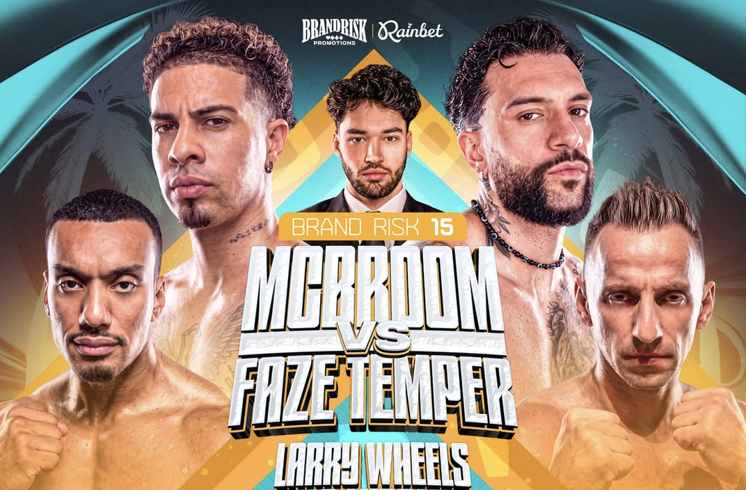 BRANDRISK 15: McBroom vs. FaZe Temper fight card, start time, date and location