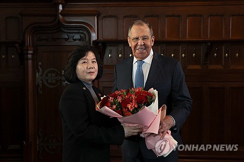 Russian FM lauds N. Korea's troop deployment, pledges closer ties in Liberation Day letter