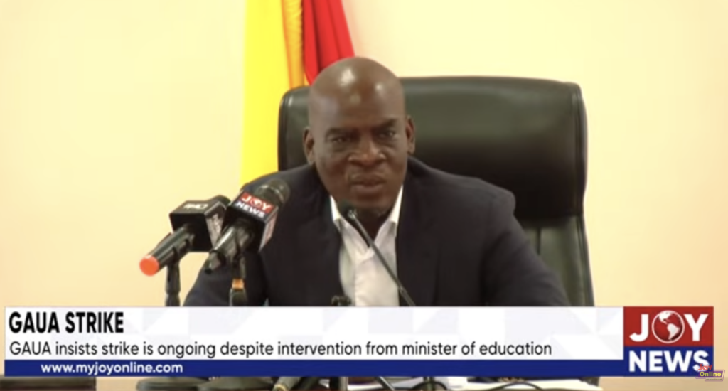 GAUA to consult members after talks with Haruna Iddrisu as strike continues