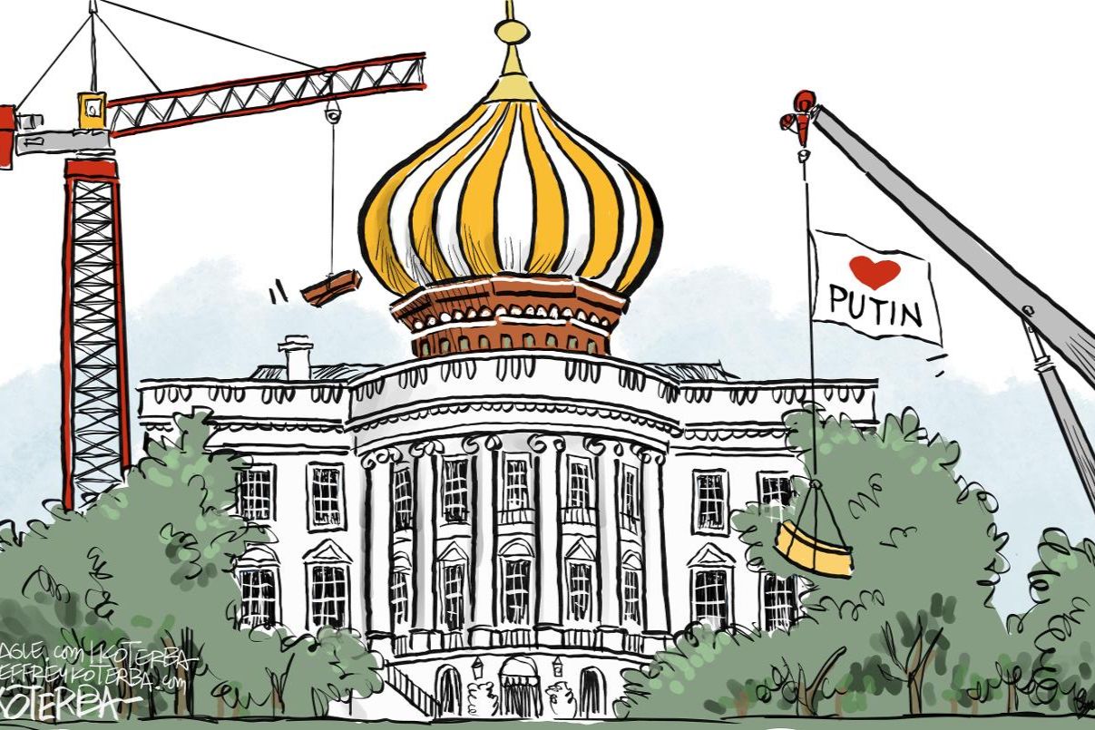 White House renovation features Russian dome
