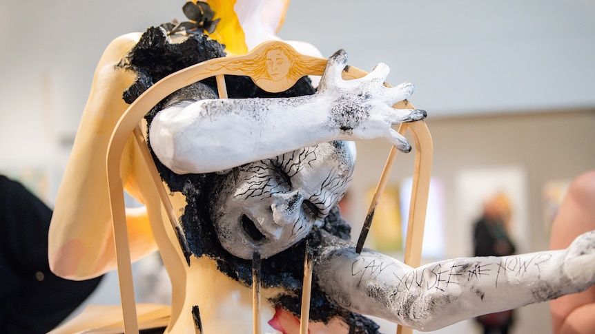 High school students explore AI, humanity in exhibition