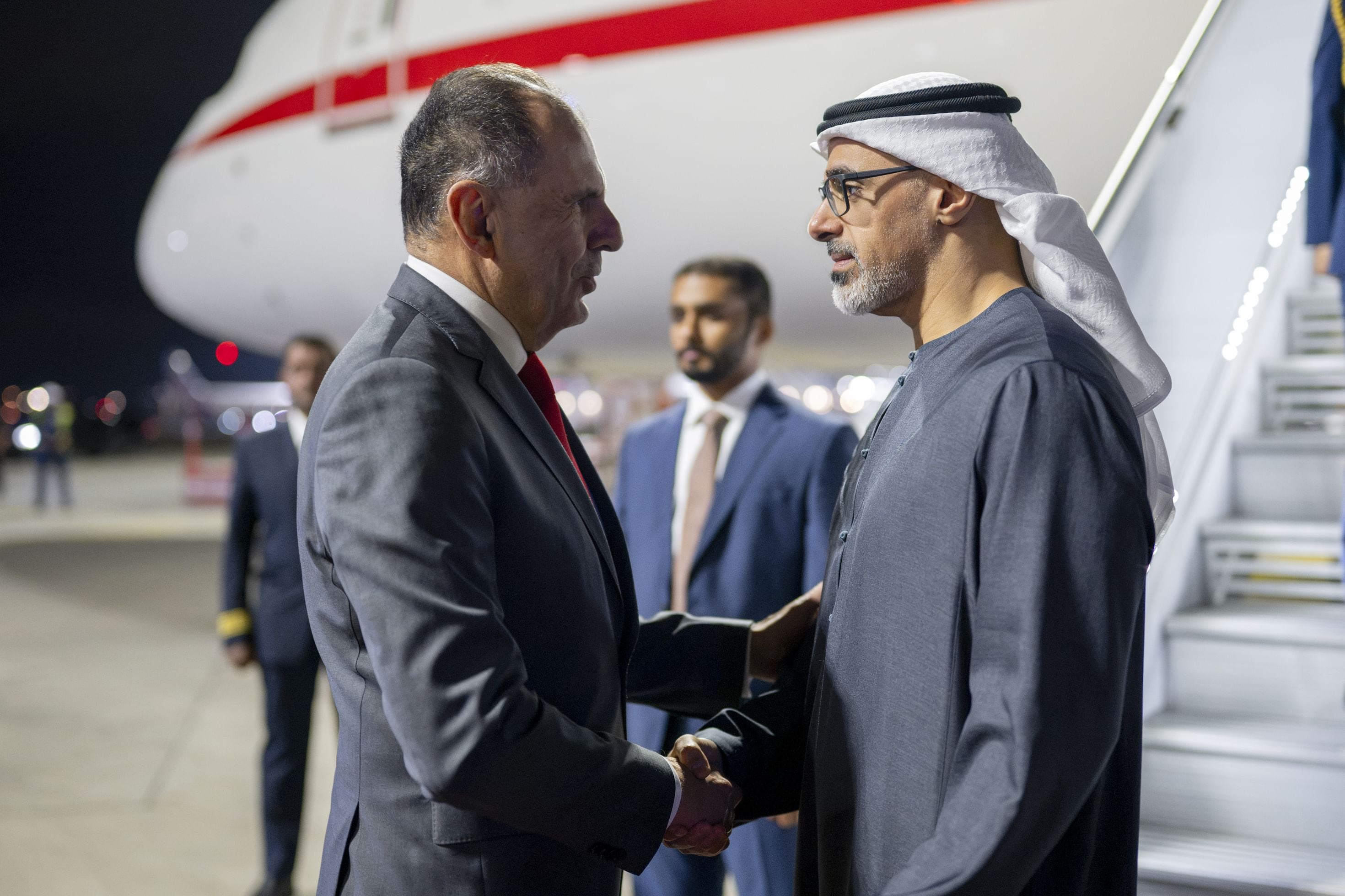 Sheikh Khaled bin Mohamed begins official visit to Greece
